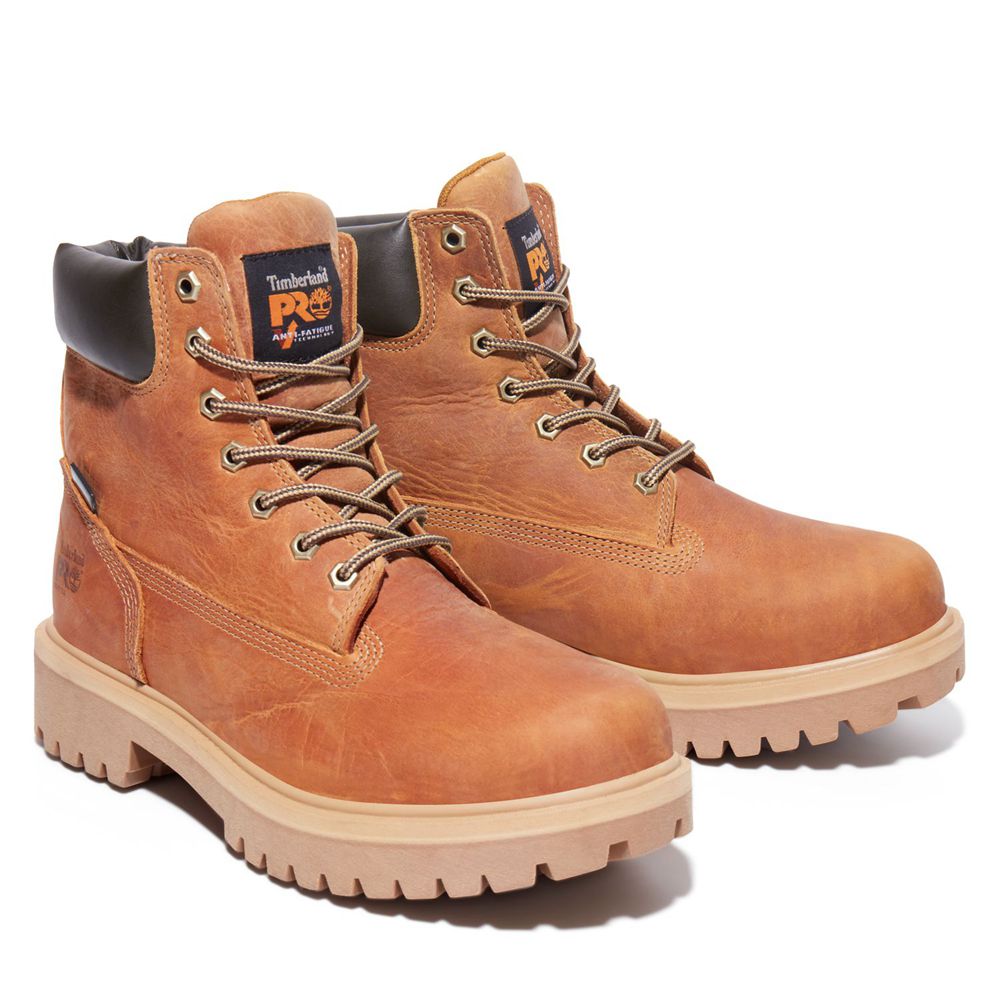 Bocanci Pro Timberland Barbati Maro - Direct Attach Waterproof Soft Toe - Romania - GNFUBL609